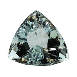 4.05 ct.Natural Trilliant Cut Aquamarine