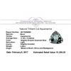Image 2 : 4.05 ct.Natural Trilliant Cut Aquamarine