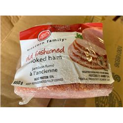 Case of Frozen Western Family Old Fashioned Smoked Ham (6 x 650g)