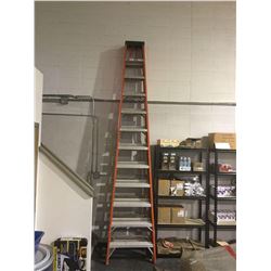 Orange Grade 12 Foot Step Ladder