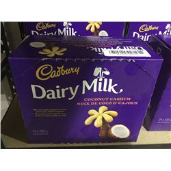 Cadbury Dairy Milk Coconut Cashew Milk Chocolate Bars (24 x 100g)