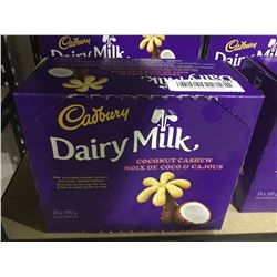 Cadbury Dairy Milk Coconut Cashew Milk Chocolate Bars (24 x 100g)