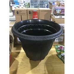 Lot of 4 Black Garden Planters