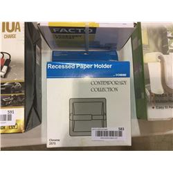 Recessed Stainless paper Holder