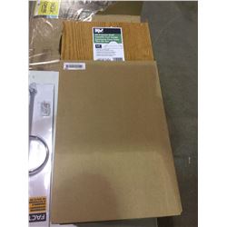 Case of 5 (12 x 24 )inch oak shelving