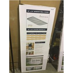 NEW window well cover 24 x 58 inch