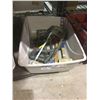 Image 1 : Bin of assorted tools