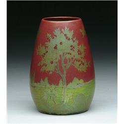 ZSOLNAY SCENIC VASE