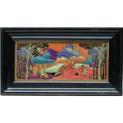 WEDGWOOD FAIRYLAND LUSTRE PLAQUE