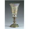 Image 1 : DURAND CRACKLE SHADE LAMP