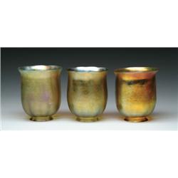 THREE TIFFANY TULIP SHADES