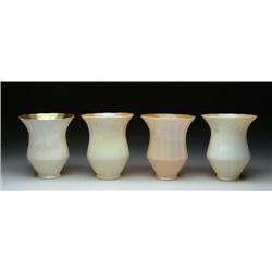 FOUR STEUBEN SHADES