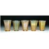 Image 1 : FIVE TIFFANY GOLD FAVRILE SHADES