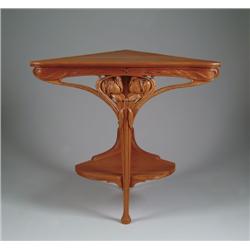 ART NOUVEAU CORNER TABLE