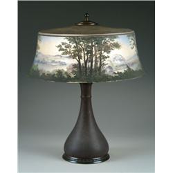 PAIRPOINT SCENIC TABLE LAMP