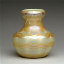 TIFFANY DECORATED VASE
