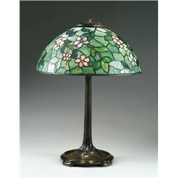TIFFANY APPLE BLOSSOM TABLE LAMP