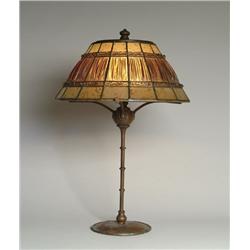 TIFFANY LINENFOLD LAMP