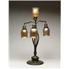 Image 1 : TIFFANY FOUR LITE TULIP LAMP