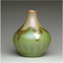 TIFFANY DECORATED VASE