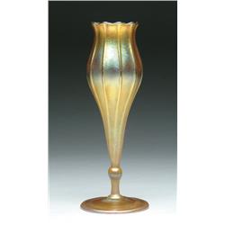 TIFFANY FLOWER FORM VASE