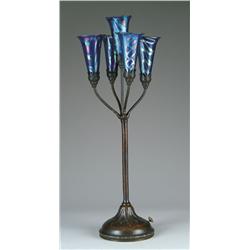 FIVE ARM LILY LAMP