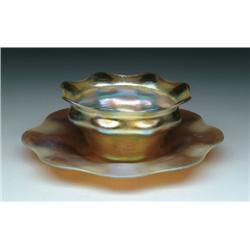 TIFFANY FINGER BOWL and UNDERPLATE