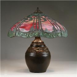 HANDEL PINE TREE OVERLAY LAMP