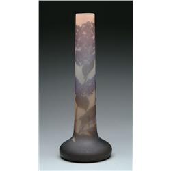 GALLE MONUMENTAL STICK VASE