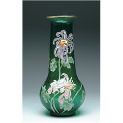 GALLE ENAMELED VASE