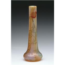 DAUM THISTLE VASE