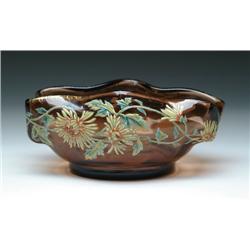 GALLE ENAMELED BOWL