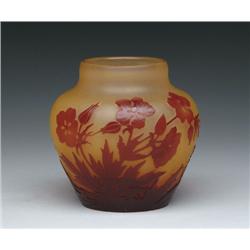 GALLE CAMEO VASE