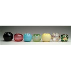 SEVEN ROSE BOWLS