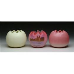 THREE ROSE BOWLS