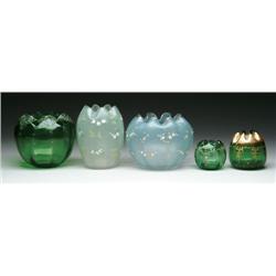 FIVE ROSE BOWLS