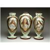 Image 1 : THREE VICTORIAN BRISTOL VASES