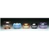 Image 1 : FIVE GLASS ROSE BOWLS