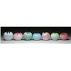 Image 1 : SEVEN GLASS ROSE BOWLS