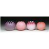 Image 1 : FOUR SATIN ROSE BOWLS