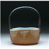 Image 1 : DECORATED CASED GLASS BASKET