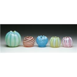 FIVE ROSE BOWLS