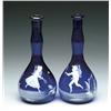 Image 1 : PAIR OF MARY GREGORY TYPE BARBERS BOTTLES