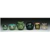 Image 1 : SIX GLASS ROSE BOWLS