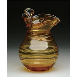 ART GLASS VASE MADE BY BOB CROOKS