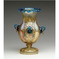 MOSER DECORATED VASE