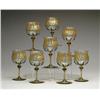 Image 1 : EIGHT MOSER GOBLETS