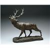 Image 1 : BRONZE ELK FIGURINE