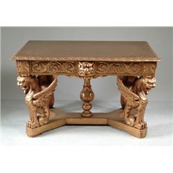 CARVED GRIFFIN TABLE