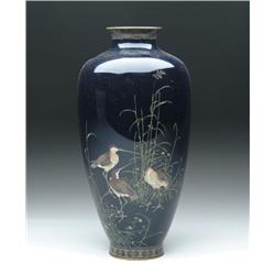 JAPANESE CLOISONNE ENAMEL VASE
